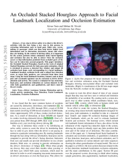 An Occluded Stacked Hourglass Approach to Facial Landmark Localization
  and Occlusion Estimation