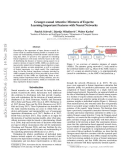 Granger-causal Attentive Mixtures of Experts: Learning Important
  Features with Neural Networks