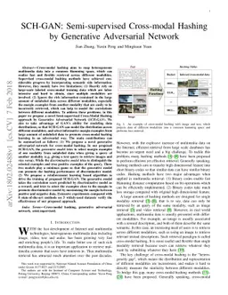 SCH-GAN: Semi-supervised Cross-modal Hashing by Generative Adversarial
  Network