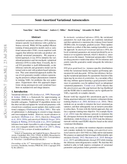 Semi-Amortized Variational Autoencoders