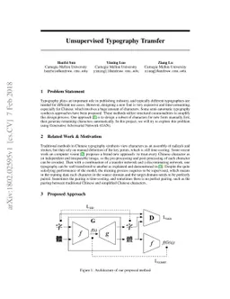 Unsupervised Typography Transfer
