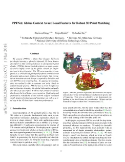PPFNet: Global Context Aware Local Features for Robust 3D Point Matching