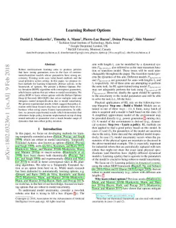 Learning Robust Options