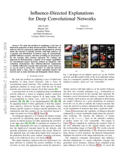 Influence-Directed Explanations for Deep Convolutional Networks