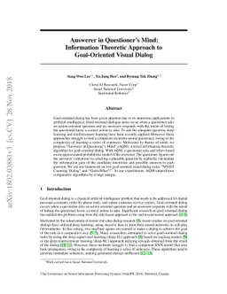 Answerer in Questioner's Mind: Information Theoretic Approach to
  Goal-Oriented Visual Dialog