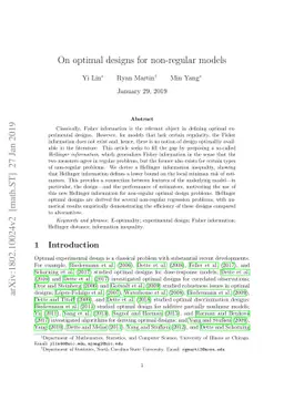 On optimal designs for non-regular models