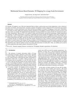 Multimodal Sensor-Based Semantic 3D Mapping for a Large-Scale
  Environment
