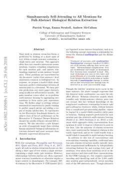 Simultaneously Self-Attending to All Mentions for Full-Abstract
  Biological Relation Extraction