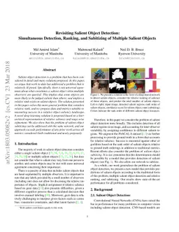 Revisiting Salient Object Detection: Simultaneous Detection, Ranking,
  and Subitizing of Multiple Salient Objects