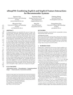 xDeepFM: Combining Explicit and Implicit Feature Interactions for
  Recommender Systems