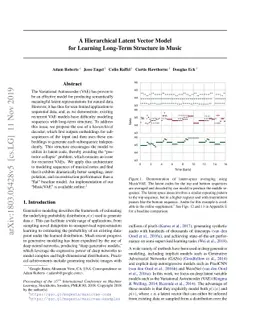A Hierarchical Latent Vector Model for Learning Long-Term Structure in
  Music