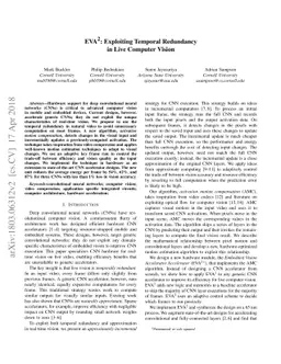 EVA$^2$: Exploiting Temporal Redundancy in Live Computer Vision
