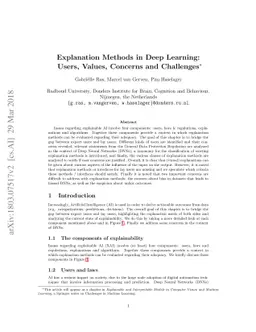 Explanation Methods in Deep Learning: Users, Values, Concerns and
  Challenges