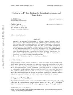 Seglearn: A Python Package for Learning Sequences and Time Series