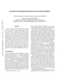 Towards Universal Representation for Unseen Action Recognition