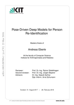 Pose-Driven Deep Models for Person Re-Identification