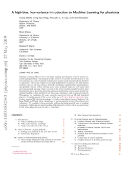 A high-bias, low-variance introduction to Machine Learning for
  physicists