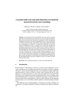 Cascaded multi-scale and multi-dimension convolutional neural network
  for stereo matching