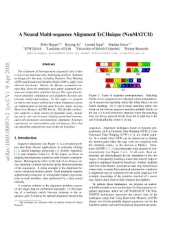 A Neural Multi-sequence Alignment TeCHnique (NeuMATCH)