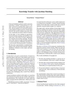 Knowledge Transfer with Jacobian Matching