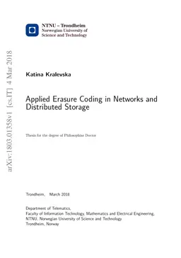 Applied Erasure Coding in Networks and Distributed Storage