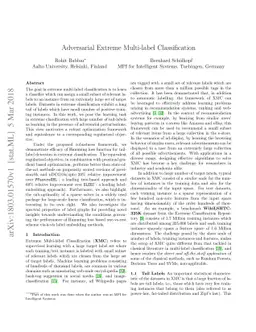 Adversarial Extreme Multi-label Classification