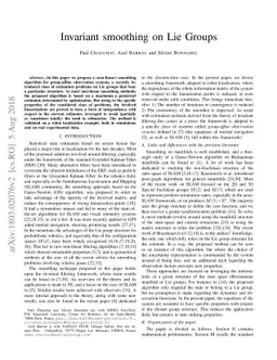 Invariant Smoothing on Lie Groups