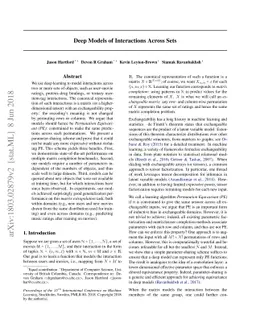 Deep Models of Interactions Across Sets