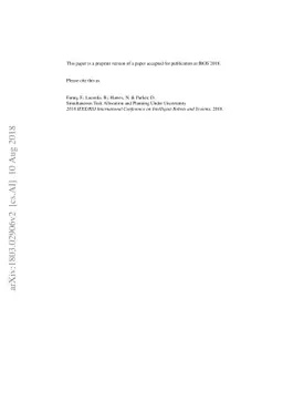 Simultaneous Task Allocation and Planning Under Uncertainty