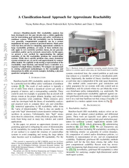 A Classification-based Approach for Approximate Reachability
