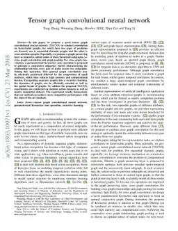 Tensor graph convolutional neural network