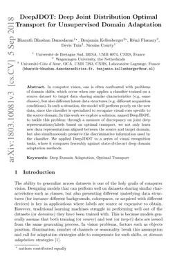DeepJDOT: Deep Joint Distribution Optimal Transport for Unsupervised
  Domain Adaptation