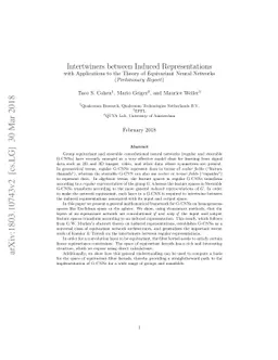 Intertwiners between Induced Representations (with Applications to the
  Theory of Equivariant Neural Networks)