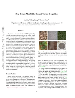 Deep Texture Manifold for Ground Terrain Recognition