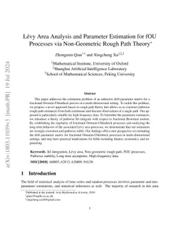 Lévy area of fractional Ornstein-Uhlenbeck process and parameter
  estimation