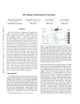 DIY Human Action Data Set Generation