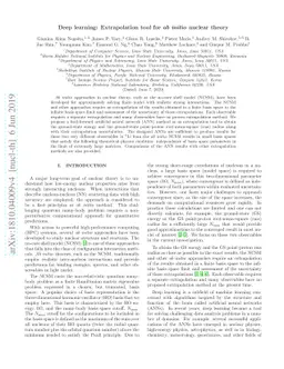 Deep learning: Extrapolation tool for ab initio nuclear theory
