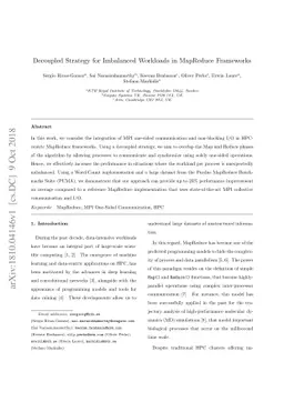 Decoupled Strategy for Imbalanced Workloads in MapReduce Frameworks