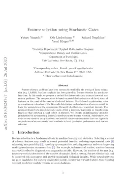 Feature Selection using Stochastic Gates