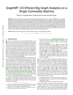 GraphMP: I/O-Efficient Big Graph Analytics on a Single Commodity Machine