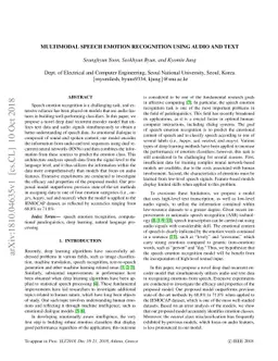 Multimodal Speech Emotion Recognition Using Audio and Text