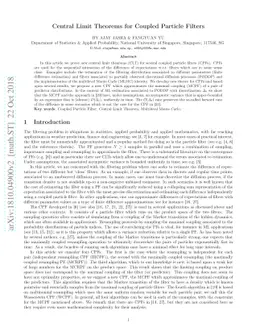 Central Limit Theorems for Coupled Particle Filters