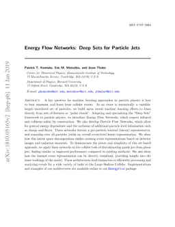 Energy Flow Networks: Deep Sets for Particle Jets