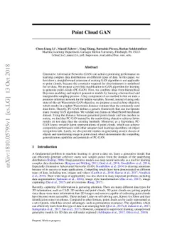 Point Cloud GAN