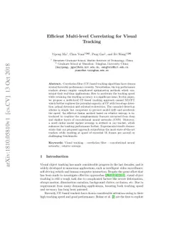 Efficient Multi-level Correlating for Visual Tracking