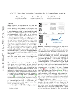 ABACUS: Unsupervised Multivariate Change Detection via Bayesian Source
  Separation