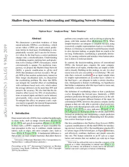 Shallow-Deep Networks: Understanding and Mitigating Network Overthinking