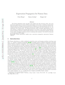 Expectation Propagation for Poisson Data