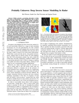 Probably Unknown: Deep Inverse Sensor Modelling In Radar