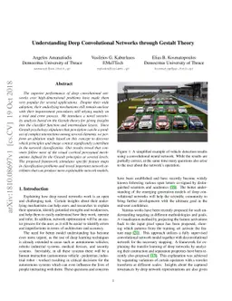 Understanding Deep Convolutional Networks through Gestalt Theory